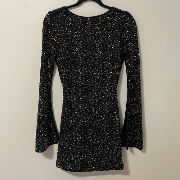 NBD - Smyth Dress - Black and Brass - XXSmall - Picture 2 of 5